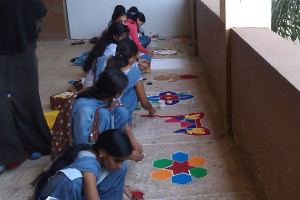 Rangoli competition